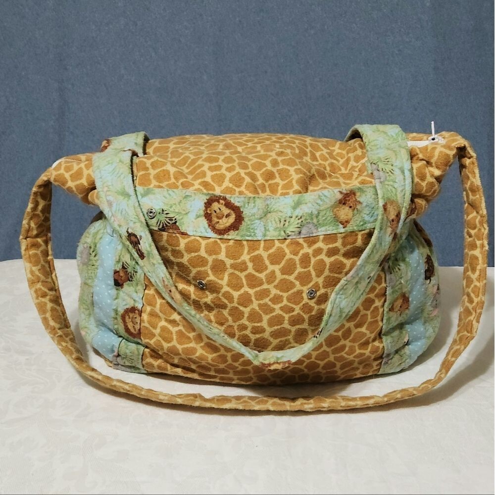 Handmade Safari diaper bag